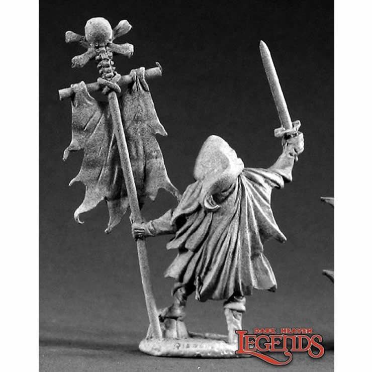 RPR02137 Skeleton Stdandard Bearer Miniature 25mm Heroic Scale 3rd Image