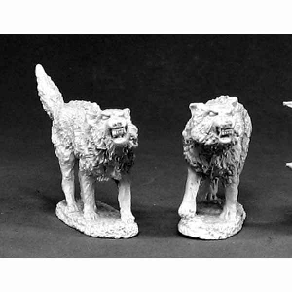 RPR02415 Dire Wolves Miniature 25mm Heroic Scale Dark Heaven Legends 3rd Image