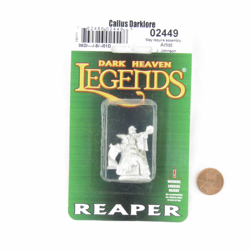 RPR02449 Callus Darklore Miniature 25mm Heroic Scale Dark Heaven Legends 2nd Image
