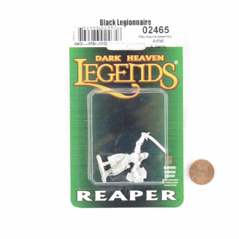 RPR02465 Black Legionnaire Miniature 25mm Heroic Scale Dark Heaven Legends 2nd Image