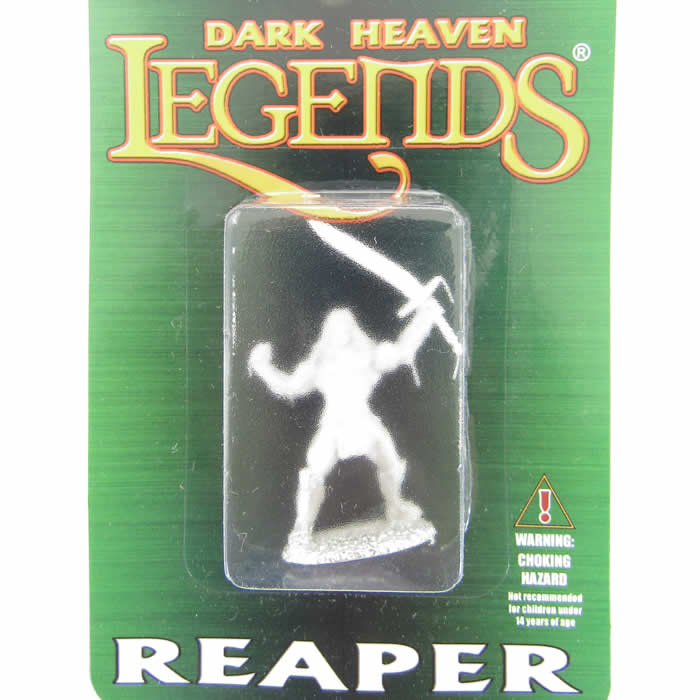 RPR02529 Brand Male Barbarian Miniature 25mm Heroic Scale 2nd Image