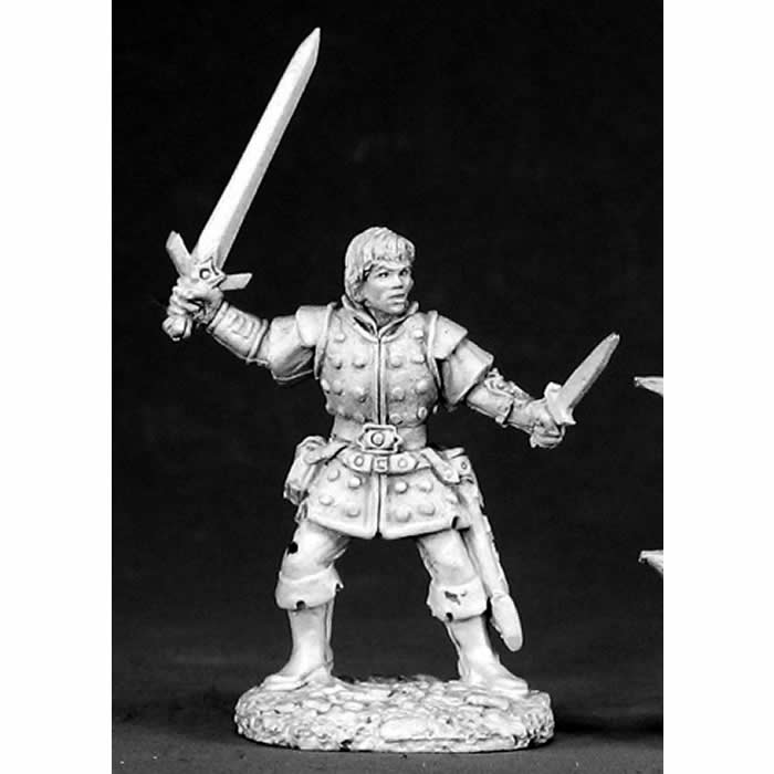 RPR02555 Dirk Male Rogue Miniature 25mm Heroic Scale Dark Heaven 3rd Image