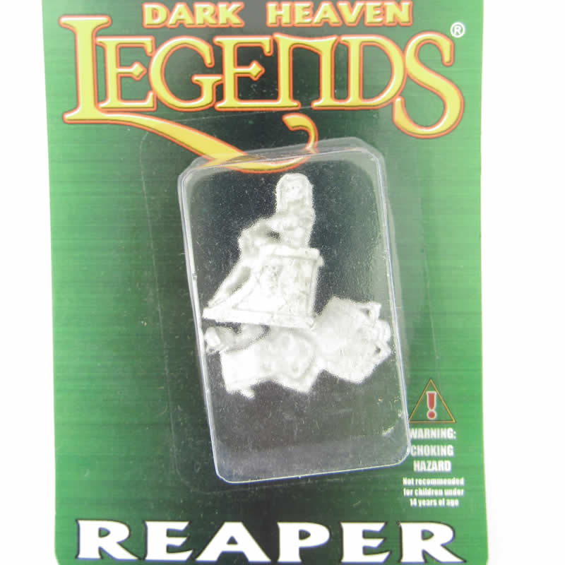 RPR02577 Dark Elf Queen and Throne Miniature 25mm Heroic Scale 2nd Image
