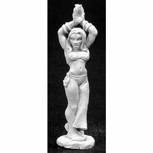 RPR02749 Jade Dancing Girl Miniature 25mm Heroic Scale Dark Heaven Main Image