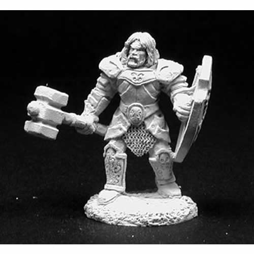 RPR02816 Thomas Hammerfist Miniature Figurine 25mm Heroic Scale Dark Heaven Legends Main Image