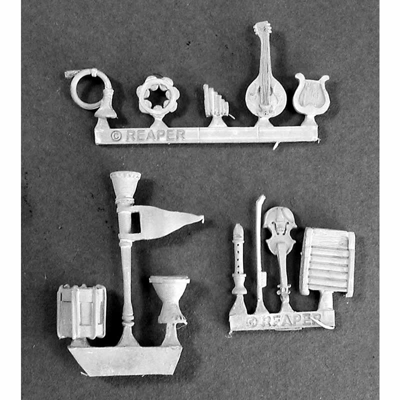 RPR03032 Musical Instruments Miniature Figure 25mm Heroic Scale Dark Heaven Legends Main Image