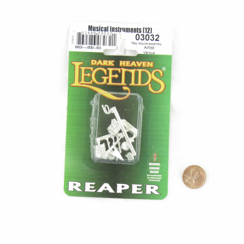 RPR03032 Musical Instruments Miniature Figure 25mm Heroic Scale Dark Heaven Legends 2nd Image