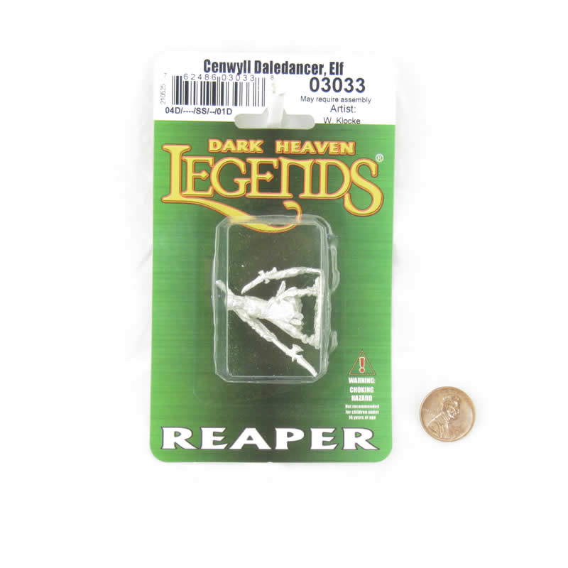 RPR03033 Cenwyll Daledancer Elf Miniature Figure 25mm Heroic Scale Dark Heaven Legends 2nd Image