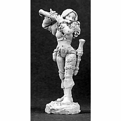 RPR03080 Anwyn Female Bard Miniature 25mm Heroic Scale Dark Heaven Main Image