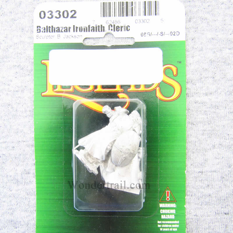 RPR03302 Balthazar Ironfaith Cleric Miniature 25mm Heroic Scale 2nd Image