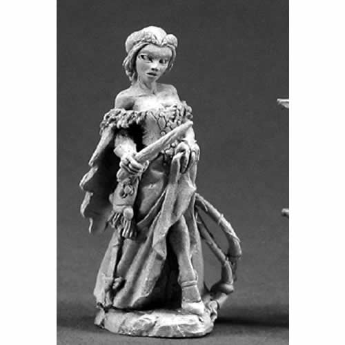 RPR03329 Hannah Blackruby Female Wizard Miniature 25mm Heroic Scale Main Image