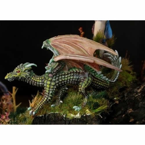 RPR03332 Young Fire Dragon Miniature 25mm Heroic Scale Dark Heaven Legends Reaper Miniatures 3rd Image