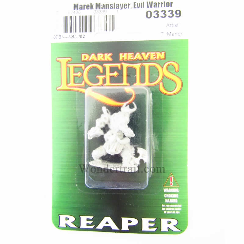 RPR03339 Marek Manslayer Evil Warrior Miniature 25mm Heroic Scale 2nd Image