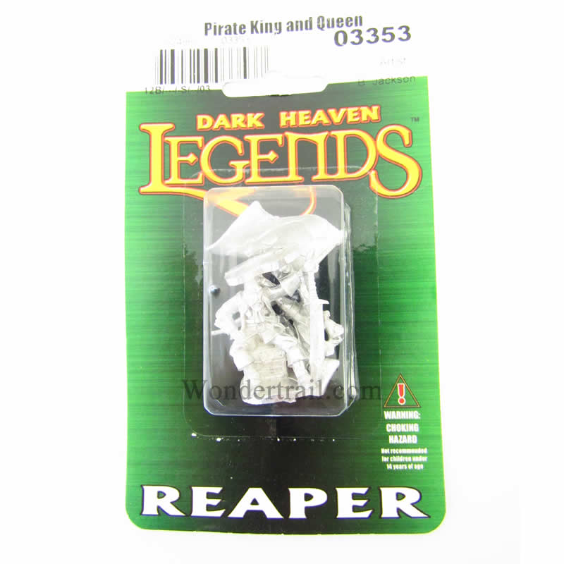 RPR03353 Pirate King and Queen Miniature 25mm Heroic Scale 2nd Image