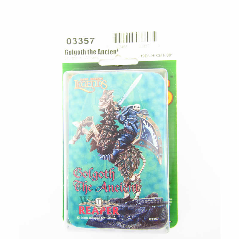 RPR03357 Golgoth the Ancient Skeletal Knight Miniature 25mm Heroic Scale 2nd Image