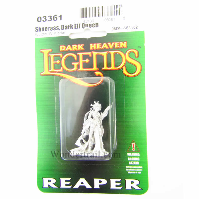 RPR03361 Dark Elf Queen Shaeress Nashanneth Miniature 25mm Scale 2nd Image