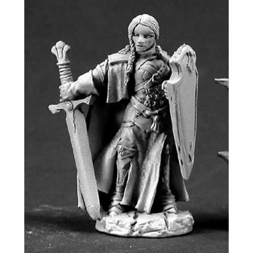 RPR03364 Isabeau Laroche Female Paladin Miniature 25mm Heroic Scale Main Image