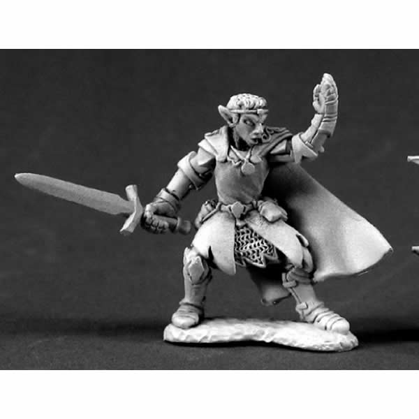 RPR03365 Argonnite Elf Cleric Miniature 25mm Heroic Scale Dark Heaven Main Image