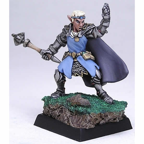 RPR03365 Argonnite Elf Cleric Miniature 25mm Heroic Scale Dark Heaven 3rd Image