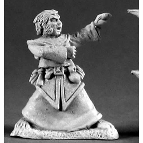 RPR03369 Del Briarberry Halfling Wizard Miniature 25mm Heroic Scale Main Image