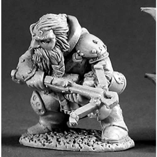 RPR03371 Brock Battlebow Dwarf Ranger Miniature 25mm Heroic Scale Dark Heaven Legends Reaper Miniatures Main Image