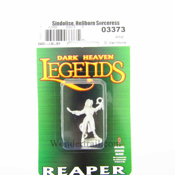 RPR03373 Sindolise Hellborn Sorceress Miniature 25mm Heroic Scale 2nd Image