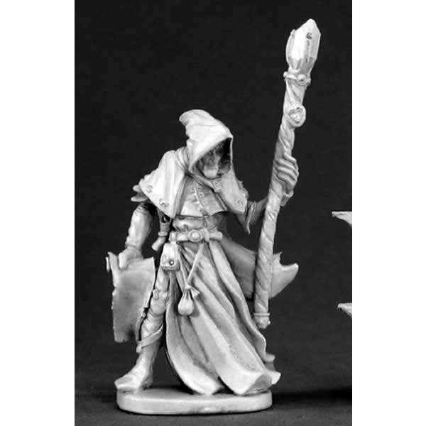 RPR03381 Satheras Elf Warlock Miniature 25mm Heroic Scale Dark Heaven Main Image