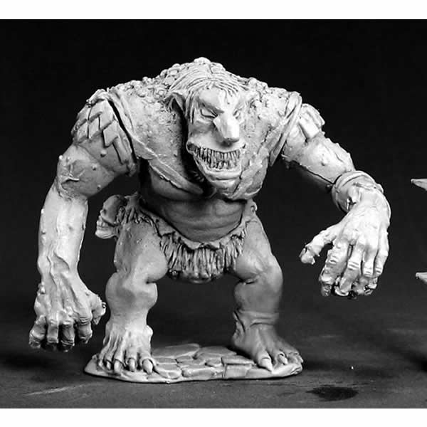 RPR03382 Cave Troll Miniature 25mm Heroic Scale Dark Heaven Legends Main Image