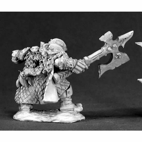 RPR03386 Thorvald Dwarf Hero Miniature 25mm Heroic Scale Dark Heaven 3rd Image