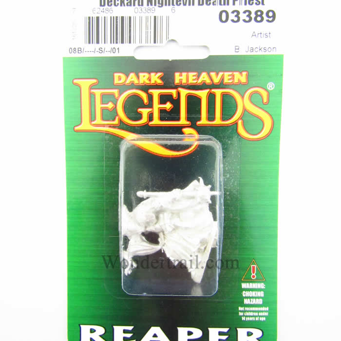 RPR03389 Deckard Nightveil Death Priest Miniature 25mm Heroic Scale 3rd Image