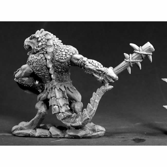 RPR03390 Lizardman Tyrant Miniature 25mm Heroic Scale Dark Heaven 3rd Image