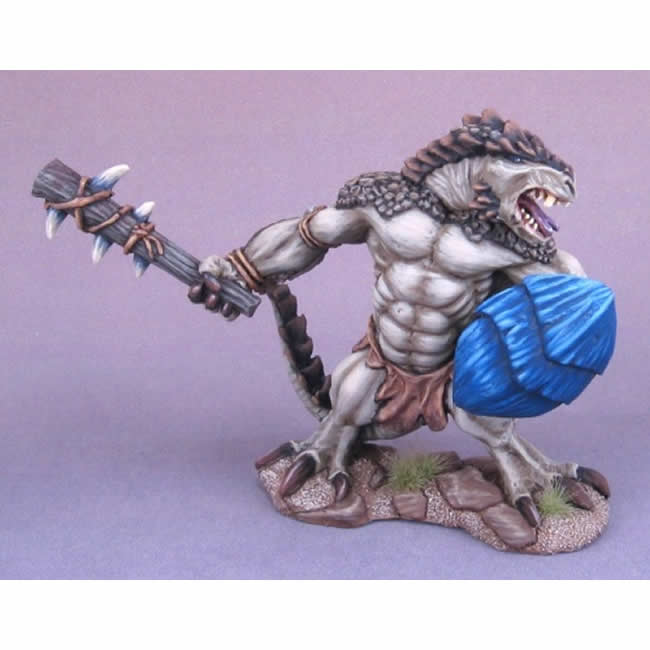RPR03390 Lizardman Tyrant Miniature 25mm Heroic Scale Dark Heaven 4th Image