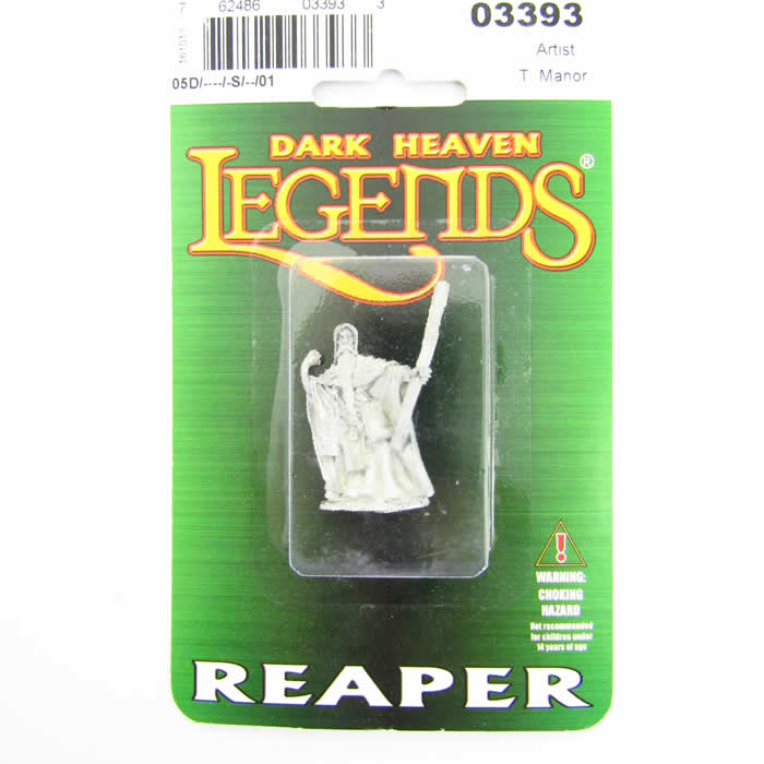 RPR03393 Vistaril Quillscratch Wizard Miniature 25mm Heroic Scale 2nd Image