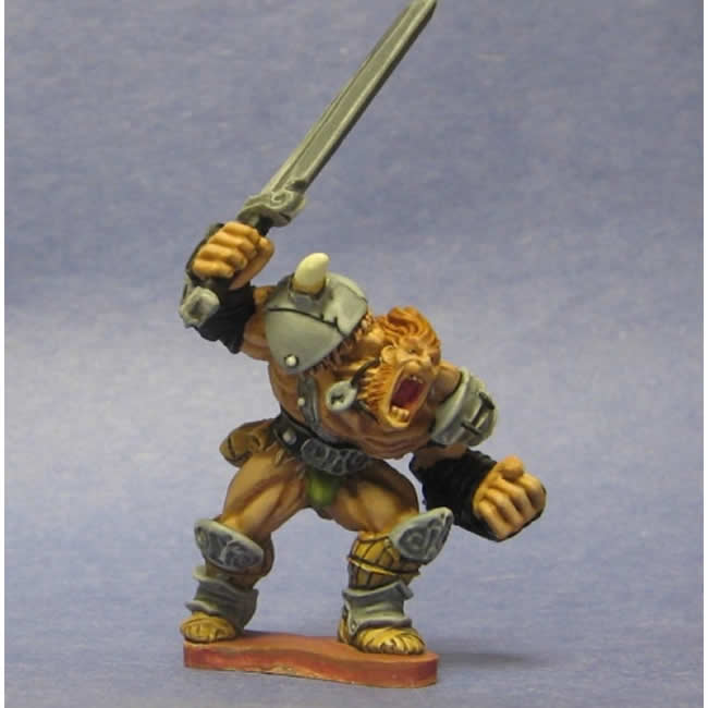 RPR03397 Raging Barbarian Miniature 25mm Heroic Scale Dark Heaven Main Image