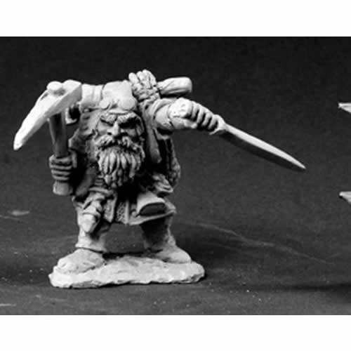 RPR03404 Gris Knotslip Dwarf Trapfinder Miniature 25mm Heroic Scale Main Image