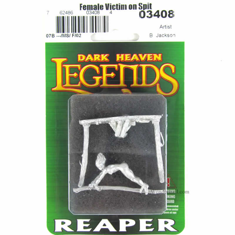RPR03408 Victim On Spit Miniature 25mm Heroic Scale Dark Heaven 2nd Image