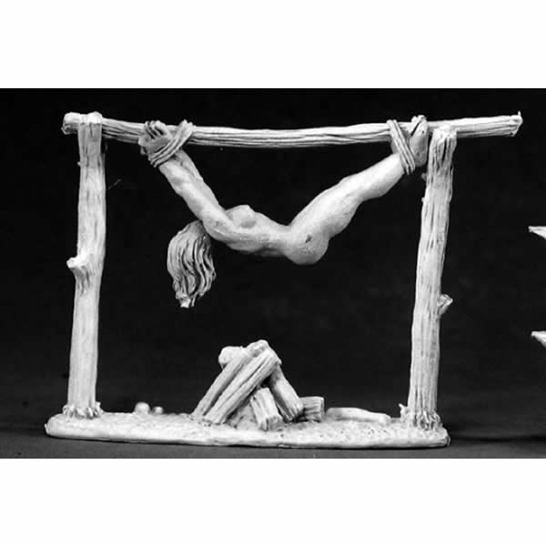 RPR03408 Victim On Spit Miniature 25mm Heroic Scale Dark Heaven 3rd Image