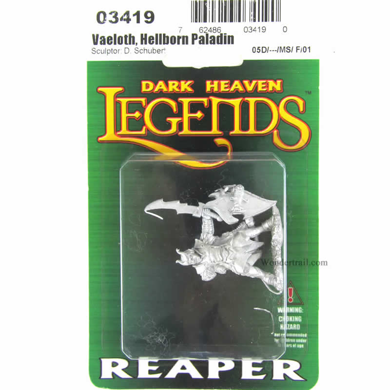 RPR03419 Vaeloth Hellborn Paladin Miniature 25mm Heroic Scale 2nd Image