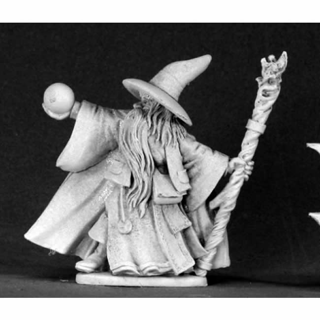 RPR03426 Galladon Greycloak Wizard Miniature 25mm Heroic Scale Main Image