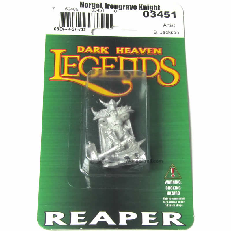 RPR03451 Norgol Irongrave Knight Miniature 25mm Heroic Scale 2nd Image