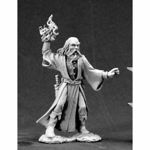 RPR03458 Cadarius Wizard Miniature 25mm Heroic Scale Dark Heaven Main Image