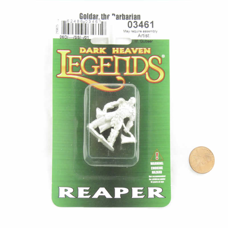 RPR03461 Goldar The Barbarian Miniature 25mm Heroic Scale Figure Dark Heaven Legends 2nd Image