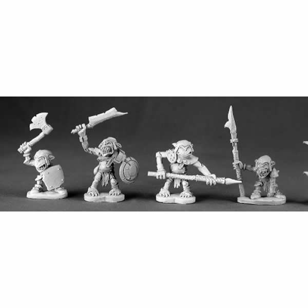 RPR03462 Goblin Warriors Miniature 25mm Heroic Scale Dark Heaven Main Image