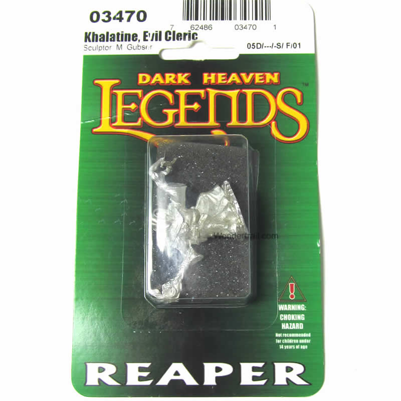 RPR03470 Khalatine Evil Cultist Miniature 25mm Heroic Scale Dark Heaven 2nd Image
