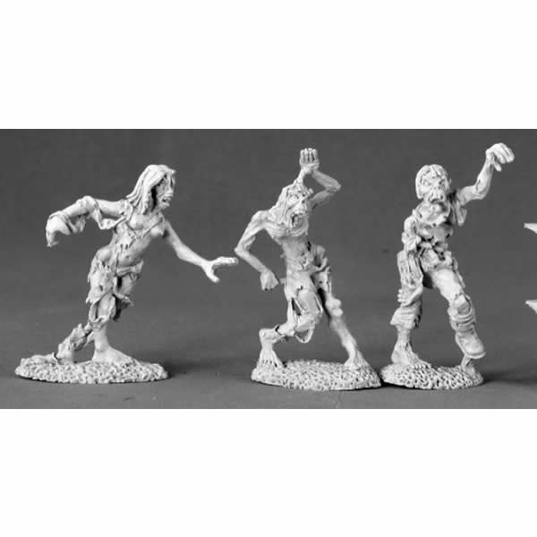RPR03471 Zombies 3 Miniature 25mm Heroic Scale Dark Heaven Legends Main Image