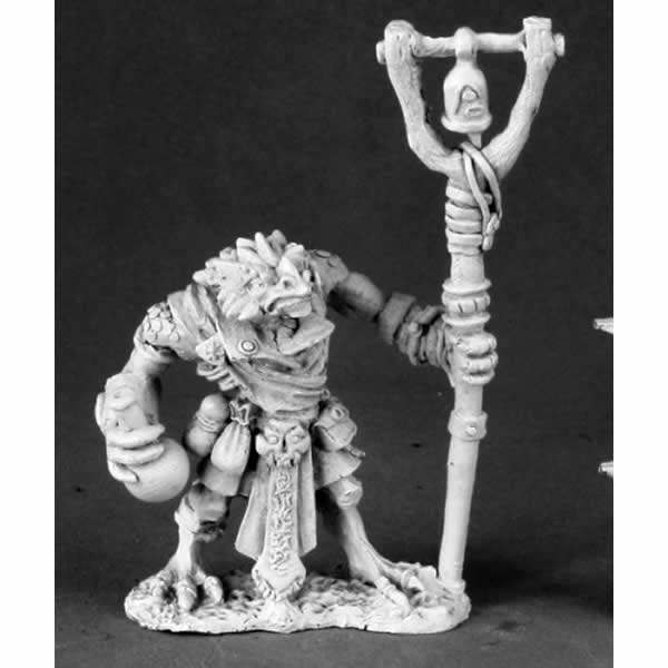 RPR03476 Wizard Kasham Reptus Miniature 25mm Heroic Scale Main Image