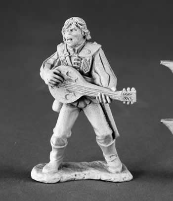RPR03485 Alfred Redlute Bard Miniature 25mm Heroic Scale Dark Heaven Main Image