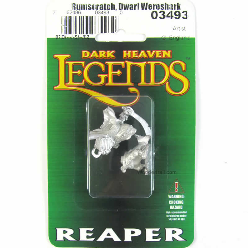 RPR03493 Rumscratch Dwarf Wereshark Miniature 25mm Heroic Scale 2nd Image