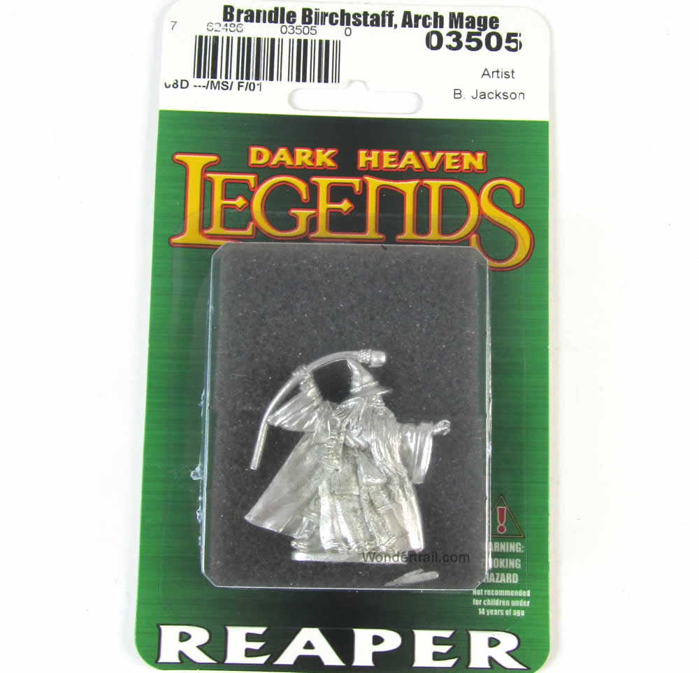 RPR03505 Brandle Birchstaff Arch Mage Miniature 25mm Heroic Scale 2nd Image