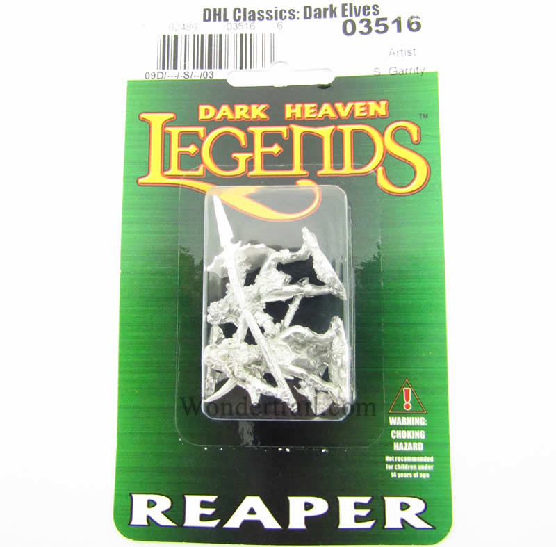 RPR03516 Dark Elve Fighters Miniature 25mm Heroic Scale Dark Heaven 2nd Image